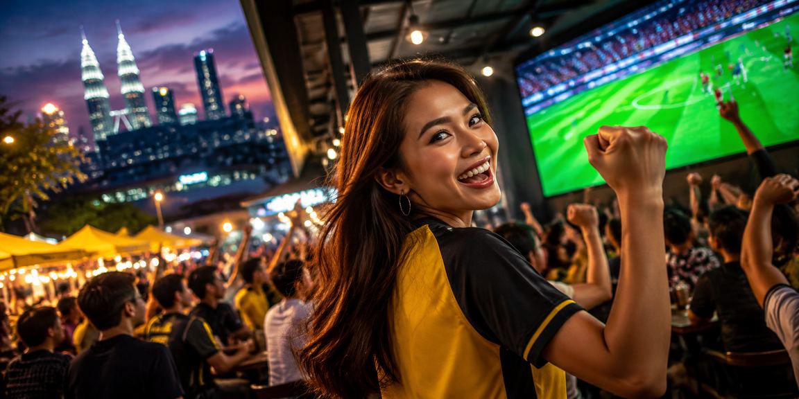 Pemain Malaysia mengikuti taruhan football secara langsung dalam talian